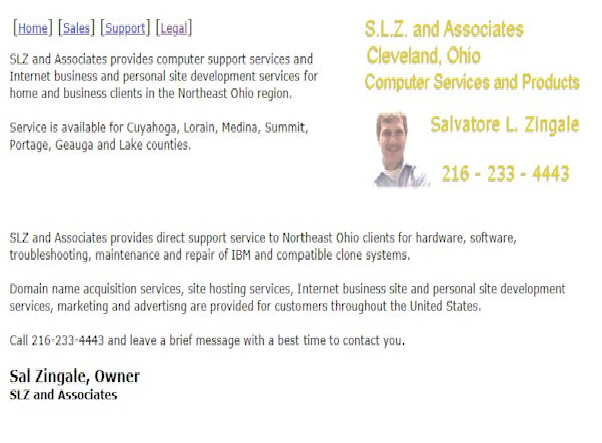 SLZ and Associates Com Site